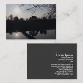 Brücke über einen Fluss Visitenkarte (Vorne/Hinten)