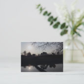 Brücke über einen Fluss Visitenkarte (Stehend Vorderseite)