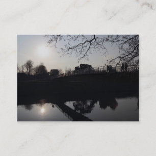 Brücke über einen Fluss Visitenkarte