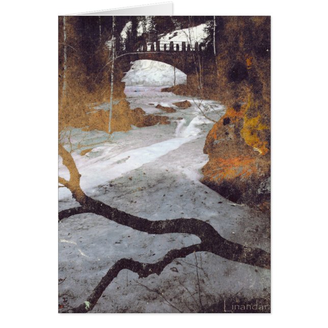 Brücke über einen Froststrahl von Alexandra Cook (Vorne)