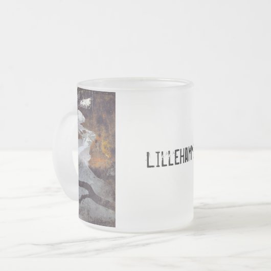 Brücke über einen Froststrahl von Alexandra Cook Mattglastasse (Vorderseite Links)