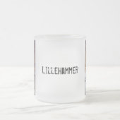 Brücke über einen Froststrahl von Alexandra Cook Mattglastasse (Mittel)