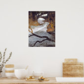 Brücke über einen Froststrahl von Alexandra Cook Poster (Küche)