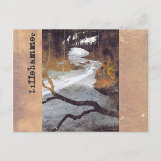 Brücke über einen Froststrahl von Alexandra Cook Postkarte