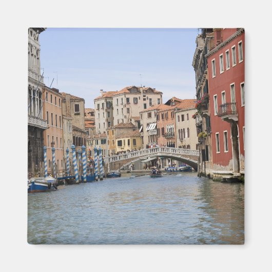 Brücke über einen Kanal, Canale Grande, Venedig, I Magnet (Vorne)
