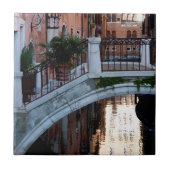 Brücke über einen Kanal Fliese (Vorderseite)