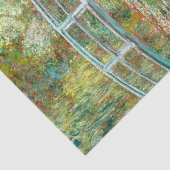 Brücke über einen Teich der Wasserlilien von Claud Seidenpapier (Ausschnitt)