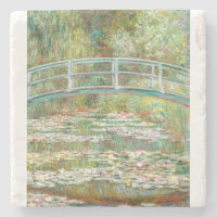 Brücke über einen Teich der Wasserlilien von Claud