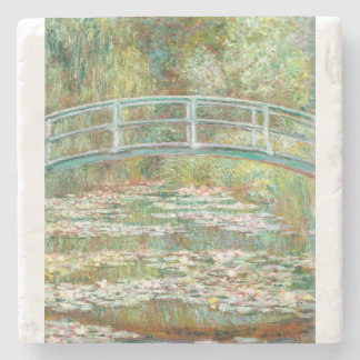 Brücke über einen Teich der Wasserlilien von Claud Steinuntersetzer