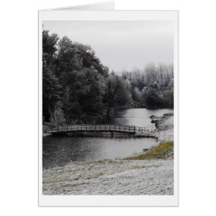 Brücke über Eiswasser