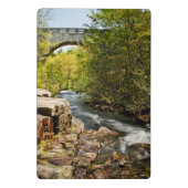 Brücke über Fluss Mini Klemmbrett (Rückseite)