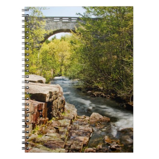 Brücke über Fluss Notizblock (Vorderseite)