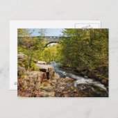 Brücke über Fluss Postkarte (Vorne/Hinten)
