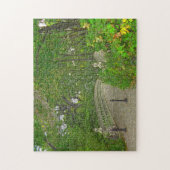 Brücke über Friedliche Gewässer im Central Park. Puzzle (Vertikal)