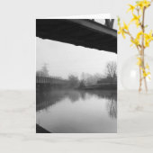 Brücke über gestörtem Wasser Karte (Gelbe Blume)