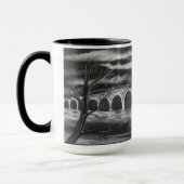 Brücke über gestörter Wasser-Tasse Tasse (Links)