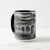 Brücke über gestörter Wasser-Tasse Tasse (Vorderseite Links)