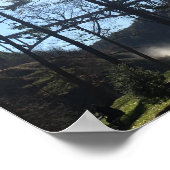 Brücke über Letchworth Staat Park Poster (Ecke)