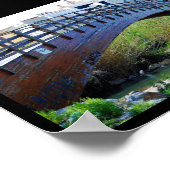 Brücke über Riba-roja de Túria Poster (Ecke)