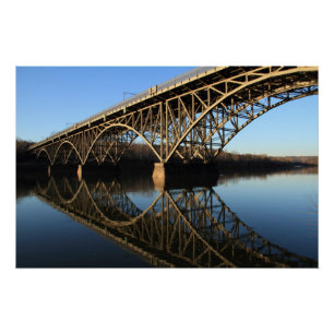 Brücke über Schuylkill Fluss Poster