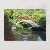 Brücke über Stillwasser Postkarte (Vorderseite)