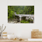 Brücke über Stream, Tsitsikamma Nationalpark Poster (Küche)
