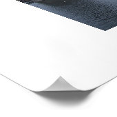 Brücke über Wasser Poster (Ecke)