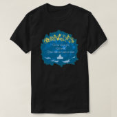 Brücke über Wasser T-Shirt (Design vorne)