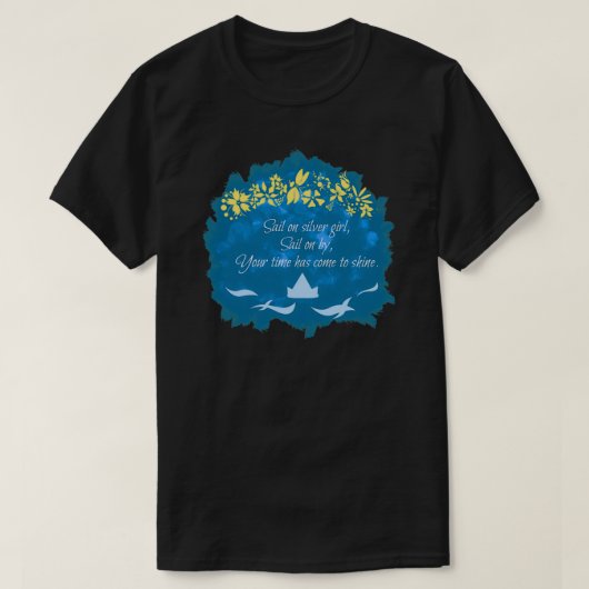Brücke über Wasser T-Shirt (Design vorne)