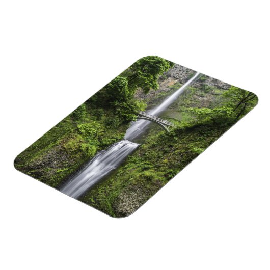 Brücke über Wasserfall Landschaft Magnet (Linke Seite)