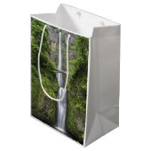 Brücke über Wasserfall-Landschaft Mittlere Geschenktüte (Vorderseite Schrägansicht)