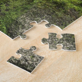 Brücke über Wasserfall-Landschaft Puzzle (Seite)
