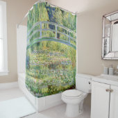 Brücke über Wasserliliensee Duschvorhang (Beispiel)