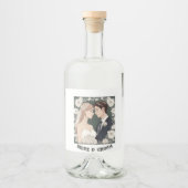 BRÜCKE UND GRUPPE ALKOHOLFLASCHENETIKETT (Vorderseite)