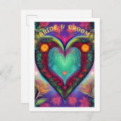 BRÜCKE UND GRUPPE ANKÜNDIGUNGSPOSTKARTE (Vorne/Hinten)