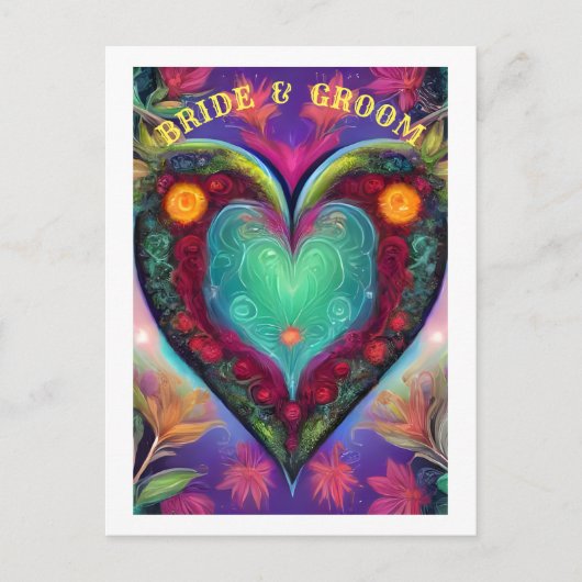 BRÜCKE UND GRUPPE ANKÜNDIGUNGSPOSTKARTE (Vorderseite)