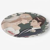 BRÜCKE UND GRUPPE PAPPTELLER (Schrägansicht)