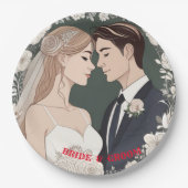 BRÜCKE UND GRUPPE PAPPTELLER (Vorderseite)