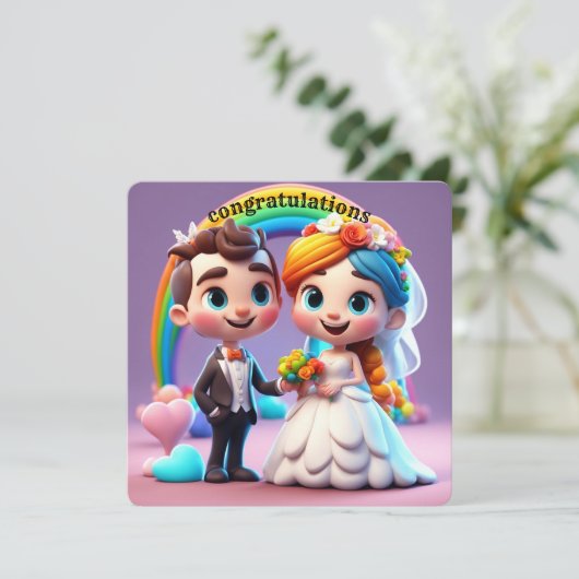 BRÜCKE UND GRUPPE SAVE THE DATE (Stehend Vorderseite)