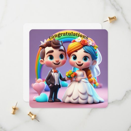 BRÜCKE UND GRUPPE SAVE THE DATE (Vorderseite/Rückseite Beispiel)