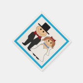 BRÜCKE UND GRUPPE SERVIETTE (Ecke)