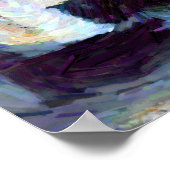 Brücke und Kirche Poster (Ecke)