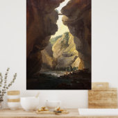 Brücke und Schluchten des Dala River (1777) Poster (Küche)