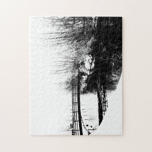 Brücke und Stream WS 11x14 252pc jpcnm Puzzle (Vertikal)