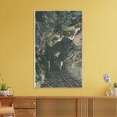 Brücke unter Balance Rock View Leinwanddruck (Insitu (Wohnzimmer))