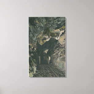 Brücke unter Balancen-Felsen-Ansicht Leinwanddruck