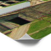 Brücke Verrazano von St Island nach Brooklyn, NYC Poster (Ecke)