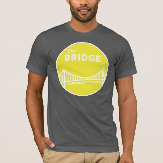 Brücke Vintag mit Netz-Adresse T-Shirt (Vorderseite)