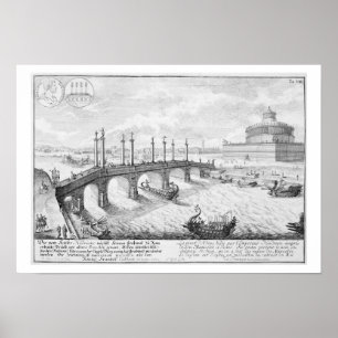 Brücke von Aelius und Hadrian's Mausoleum (Castel Poster
