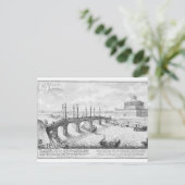 Brücke von Aelius und Hadrian's Mausoleum (Castel  Postkarte (Stehend Vorderseite)